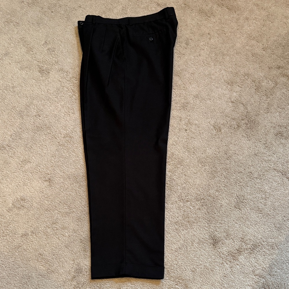 Louis Raphael Classic Black Men's Dress Pants